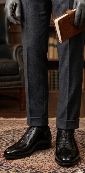 ZAPATO CUERO NEGRO